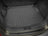 WeatherTech DigitalFit Floor Liners for 2015 2014 Kia Sorento [Covers Cargo (Trunk), Black] | 40655