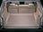 WeatherTech DigitalFit Floor Liners for Explorer/Mountaineer [Covers Cargo (Trunk), Tan] | 41001