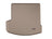 WeatherTech DigitalFit Floor Liners for 2020 2019 2018 Buick Regal TourX [Covers Cargo (Trunk), Tan] | 411143