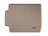 WeatherTech DigitalFit Floor Liners for 2022 2021 2020 2019 2018 2017 Land Rover Discovery [Covers Cargo (Trunk), Tan] | 411189