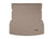 WeatherTech DigitalFit Floor Liners for 2022 2021 2020 Lincoln Aviator [Covers Cargo (Trunk), Tan] | 411308