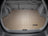 WeatherTech DigitalFit Floor Liners for 2014 2013 2012 2011 2010 Honda Insight [Covers Cargo (Trunk), Tan] | 41429