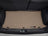 WeatherTech DigitalFit Floor Liners for 2011 2010 2009 2008 2007 2006 Chevrolet Aveo5 [Covers Cargo (Trunk), Tan] | 41431