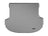 WeatherTech DigitalFit Floor Liners for 2020 2019 Hyundai Santa Fe [Covers Cargo (Trunk), Gray] | 421211