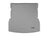 WeatherTech DigitalFit Floor Liners for 2022 2021 2020 Lincoln Aviator [Covers Cargo (Trunk), Gray] | 421308