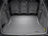 WeatherTech DigitalFit Floor Liners for 2010 2009 2008 2007 2006 2005 2004 Toyota Sienna [Covers Cargo (Trunk), Gray] | 42243