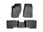 WeatherTech DigitalFit Floor Liners for Commander/Grand Cherokee [Covers Front & Rear Row, Black] | 44013-1-2