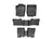 WeatherTech DigitalFit Floor Liners for Mercedes-Benz [Covers Front & Both Rear Rows, Black] | 44016-1-2-3