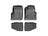 WeatherTech DigitalFit Floor Liners for 2006 2005 2004 2003 2002 2001 2000 1999 1998 1997 Jeep Wrangler [Covers Front & Rear Row, Black] | 44042-1-2