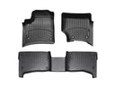 WeatherTech DigitalFit Floor Liners for Cayenne/Touareg [Covers Front & Rear Row, Black] | 44045-1-2
