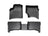 WeatherTech DigitalFit Floor Liners for Cayenne/Touareg [Covers Front & Rear Row, Black] | 44045-1-2