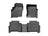WeatherTech DigitalFit Floor Liners for 2008 2007 2006 2005 Nissan Frontier [Covers Front & Rear Row, Black] | 44047-1-4