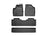 WeatherTech DigitalFit Floor Liners for 2014 2013 2012 2011 2010 2009 2008 2007 2006 Honda Ridgeline [Covers Front & Rear Row, Black] | 44050-1-2