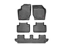 WeatherTech DigitalFit Floor Liners for 2014 2013 2012 2011 2010 2009 2008 2007 2006 2005 2004 2003 Volvo XC90 [Covers Front & Both Rear Rows, Black] | 44053-1-2-3