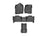 WeatherTech DigitalFit Floor Liners for Tahoe/Yukon [Covers Front & Both Rear Rows, Black] | 44066-1-2-7