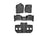 WeatherTech DigitalFit Floor Liners for 2010 2009 2008 2007 Cadillac Escalade ESV [Covers Front & Both Rear Rows, Black] | 44066-1-6-5