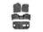 WeatherTech DigitalFit Floor Liners for 2010 2009 2008 2007 Cadillac Escalade ESV [Covers Front & Both Rear Rows, Black] | 44066-1-6-8