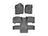 WeatherTech DigitalFit Floor Liners for Tahoe/Yukon [Covers Front & Rear Row, Black] | 440661-442353
