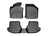 WeatherTech DigitalFit Floor Liners for 2008 2007 Volkswagen Eos [Covers Front & Rear Row, Black] | 440801-442693