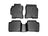 WeatherTech DigitalFit Floor Liners for 2009 2008 2007 2006 2005 2004 Toyota Prius [Covers Front & Rear Row, Black] | 44085-1-2