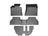 WeatherTech DigitalFit Floor Liners for X5/X6 [Covers Front & Rear Row, Black] | 44095-1-2