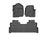 WeatherTech DigitalFit Floor Liners for F-250 Super Duty/F-350 Super Duty [Covers Front & Rear Row, Black] | 441012-1-3