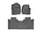WeatherTech DigitalFit Floor Liners for F-250 Super Duty/F-350 Super Duty [Covers Front & Rear Row, Black] | 4410121-446973