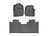 WeatherTech DigitalFit Floor Liners for F-250 Super Duty/F-350 Super Duty [Covers Front & Rear Row, Black] | 4410121-446975