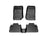 WeatherTech DigitalFit Floor Liners for 2013 2012 2011 2010 2009 2008 2007 Jeep Wrangler [Covers Front & Rear Row, Black] | 44105-1-2