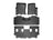WeatherTech DigitalFit Floor Liners for Expedition/Navigator [Covers Front & Both Rear Rows, Black] | 44107-1-2-3