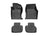 WeatherTech DigitalFit Floor Liners for 2022 2021 2020 2019 2018 2017 2016 Jaguar XF [Covers Front & Rear Row, Black] | 4411031-4410032