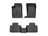 WeatherTech DigitalFit Floor Liners for 2011 2010 2009 2008 2007 2006 2005 Cadillac STS [Covers Front & Rear Row, Black] | 441112-1-2