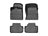 WeatherTech DigitalFit Floor Liners for Audi [Covers Front & Rear Row, Black] | 441146-1-2