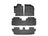 WeatherTech DigitalFit Floor Liners for 2013 2012 2011 2010 2009 2008 Toyota Highlander [Covers Front & Both Rear Rows, Black] | 44115-1-2-3