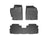 WeatherTech DigitalFit Floor Liners for 2013 2012 2011 2010 2009 2008 Toyota Highlander [Covers Front & Rear Row, Black] | 44115-1-2