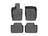 WeatherTech DigitalFit Floor Liners for 2021 2020 2019 2018 2017 Porsche Panamera [Covers Front & Rear Row, Black] | 441180-1-2