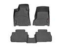 WeatherTech DigitalFit Floor Liners for 2018 2017 Maserati Levante [Covers Front & Rear Row, Black] | 441184-1-3