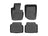 WeatherTech DigitalFit Floor Liners for BMW [Covers Front & Rear Row, Black] | 441197-1-4
