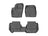 WeatherTech DigitalFit Floor Liners for 2021 2020 2019 2018 2017 2016 2015 2014 Ford Transit Connect [Covers Front & Rear Row, Black] | 4412161V-445992
