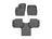 WeatherTech DigitalFit Floor Liners for 2021 2020 2019 2018 2017 2016 2015 2014 Ford Transit Connect [Covers Front & Rear Row, Black] | 4412161V-449952