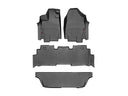 WeatherTech DigitalFit Floor Liners for 2022 2021 2020 2019 2018 Honda Odyssey [Covers Front & Both Rear Rows, Black] | 441218-1-2-3