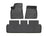 WeatherTech DigitalFit Floor Liners for 2022 2021 2020 2019 2018 2017 Tesla 3 [Covers Front & Rear Row, Black] | 441220-1-2