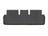 WeatherTech DigitalFit Floor Liners for 2022 2021 2020 2019 2018 2017 Tesla 3 [Covers Rear (2nd) Row, Black] | 4412202