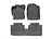 WeatherTech DigitalFit Floor Liners for 2018 2017 2016 2015 Toyota Yaris [Covers Front & Rear Row, Black] | 4412261-444184
