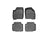 WeatherTech DigitalFit Floor Liners for Chevrolet/Pontiac [Covers Front & Rear Row, Black] | 44124-1-2