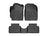 WeatherTech DigitalFit Floor Liners for Veloster/Veloster N [Covers Front & Rear Row, Black] | 441333-1-2