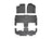 WeatherTech DigitalFit Floor Liners for Chrysler/Dodge/Volkswagen [Covers Front & Both Rear Rows, Black] | 44141-1-2-3