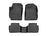 WeatherTech DigitalFit Floor Liners for 2022 2021 2020 2019 2018 Hyundai Kona [Covers Front & Rear Row, Black] | 441413-1-2
