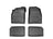 WeatherTech DigitalFit Floor Liners for 2011 2010 2009 2008 2007 2006 Chevrolet HHR [Covers Front & Rear Row, Black] | 44145-1-2