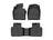 WeatherTech DigitalFit Floor Liners for 2022 2021 2020 2019 Toyota Avalon [Covers Front & Rear Row, Black] | 441457-1-3